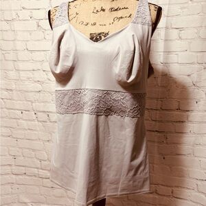 Ruby Ribbon Empress #1833 Lace Detail Full Coverage Cami Cloud Level 5 support